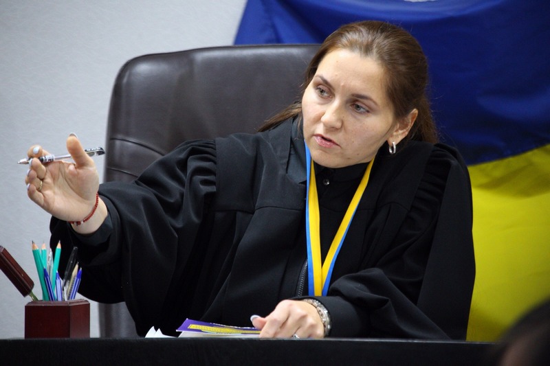 Судья Киевского райсуда Светлана Муратова во время заседания. Фото: Павел Пахоменко