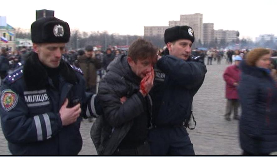 Storming the Regional State Administration in Kharkiv, March 1 ~~