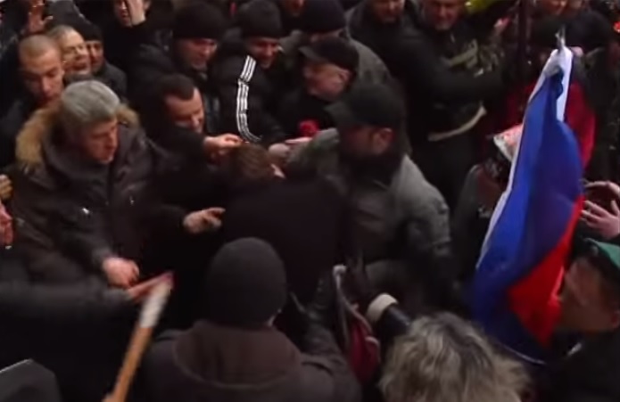 1 марта 2014 года, штурм ХОГА