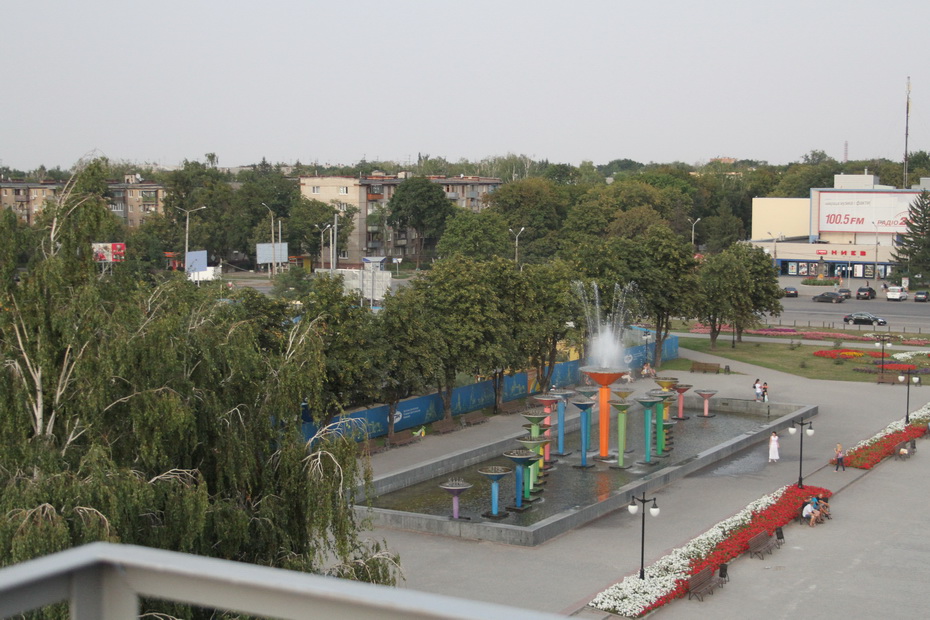 Вид со скалодрома