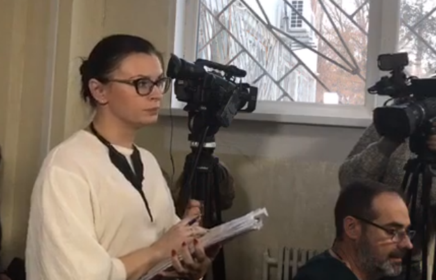 Лариса Матвеева на заседании по делу о ДТП на Сумской 4 декабря