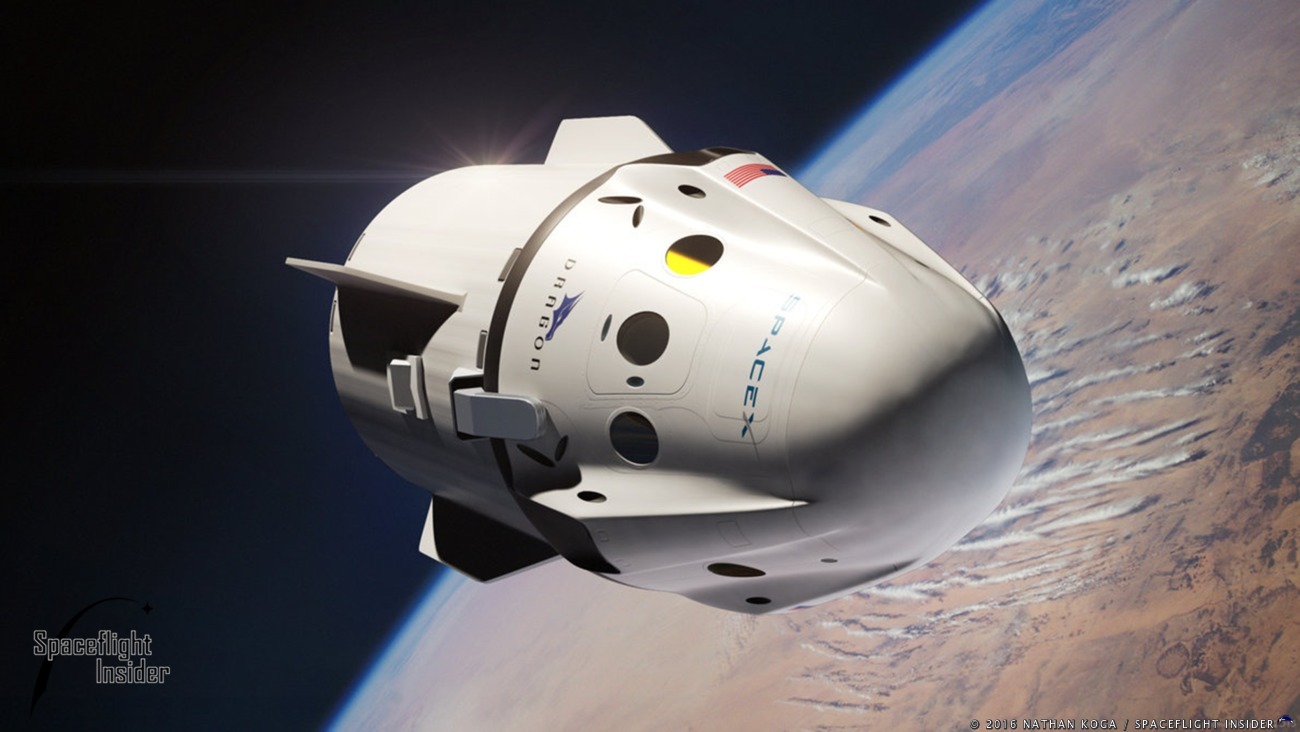 SpaceX отправит туристов в полёт вокруг Луны SpaceX отправит туристов в полёт вокруг Луны