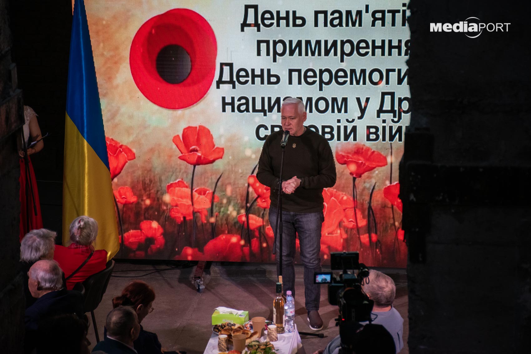 Ветеранів щороку меншає, говорить Харківський міський голова Ігор Терехов. Звертаючись до учасників Другої світової війни, він побажав їм здоров'я