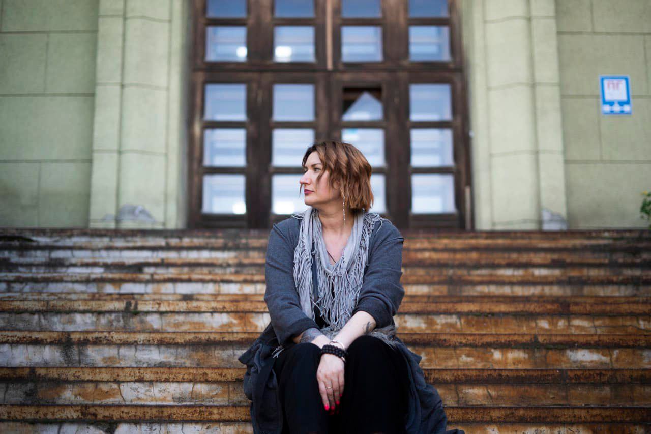 Харківська поетеса, волонтерка, радіоведуча Наталка Маринчак. Фото: facebook.com/vetra.smi