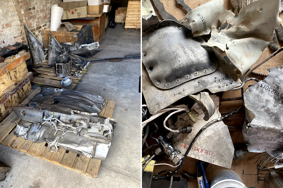 Скульптуру збирали протягом 2023 року з уламків російських ракет. Фото авторів