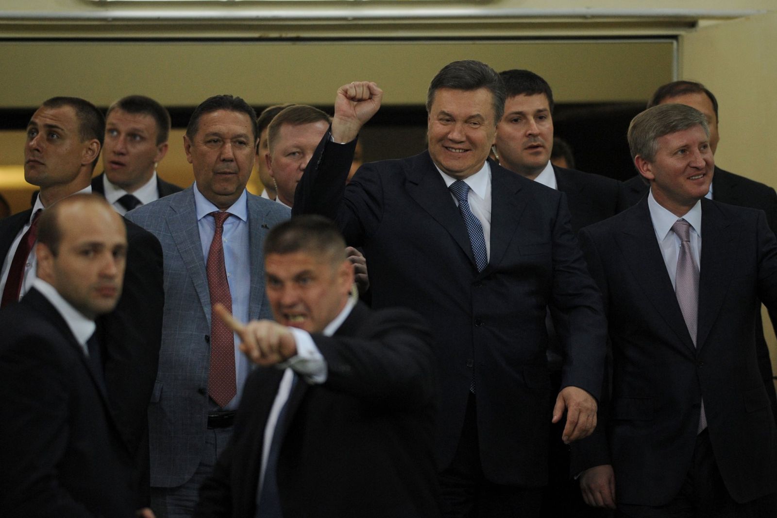 Янукович на стадионе «Металлист» в мае 2013 года. Фото: Дмитрий Неймырок / МедиаПорт