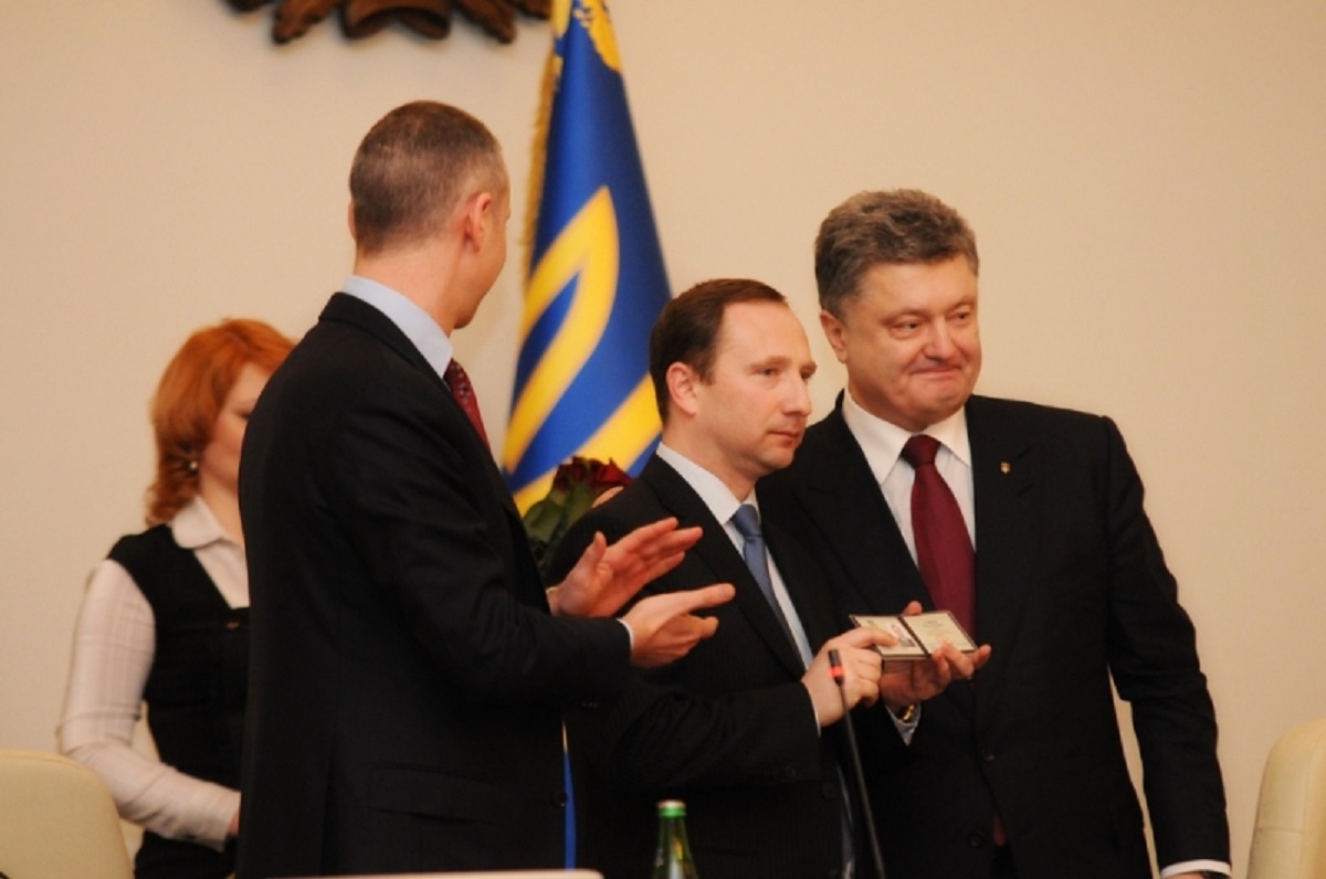 Порошенко представляє Райніна головою Харківської ОДА, лютий 2015 року. Фото Адміністрації президента