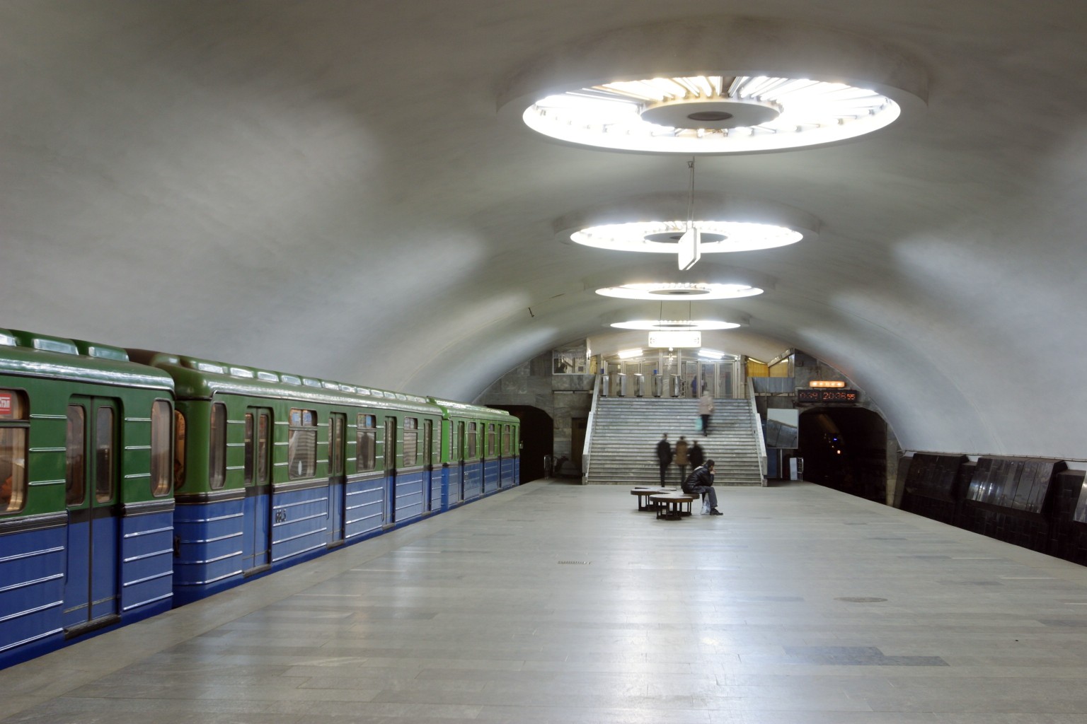 Станція метро «Московський проспект» (Холодногірсько-Заводська лінія) відкрита у 1975 році. Фото: metro.kharkov.ua