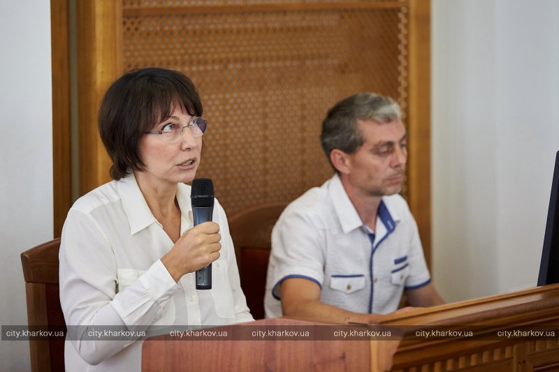 Татьяна Поливанова на заседании архитектурно-градостроительного совета в августе 2018 года. Фото: city.kharkov.ua 