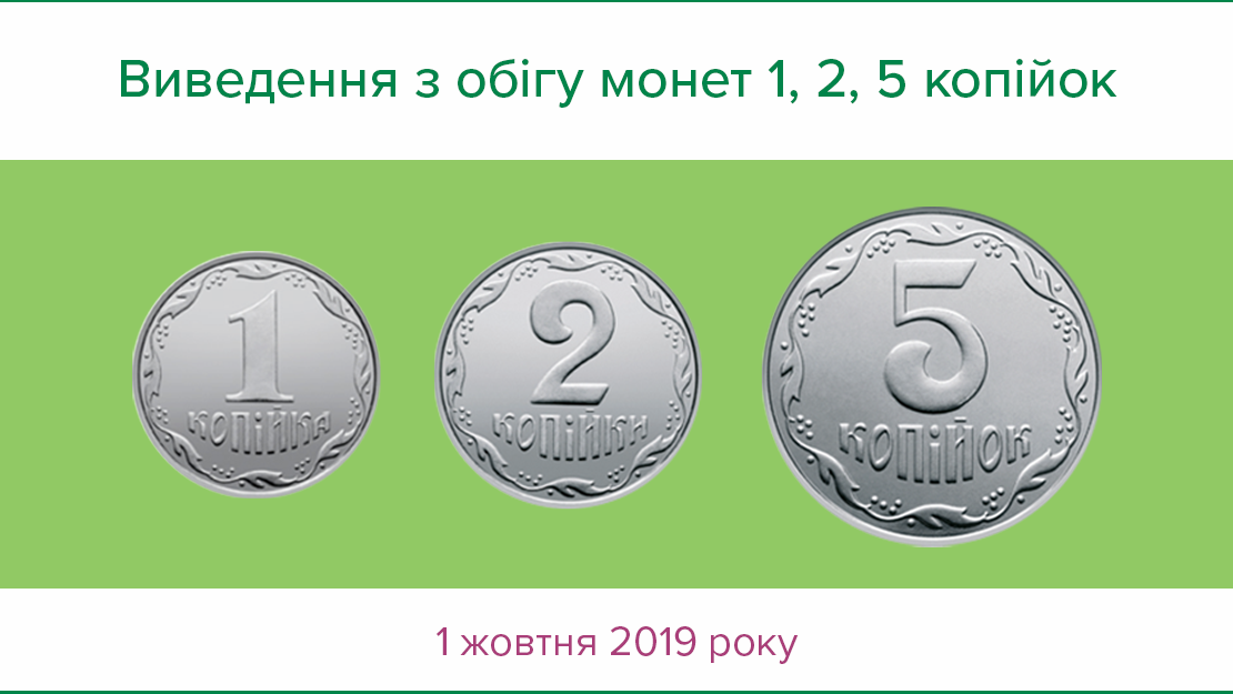 Які монети виводяться з обігу. Графіка: bank.gov.ua