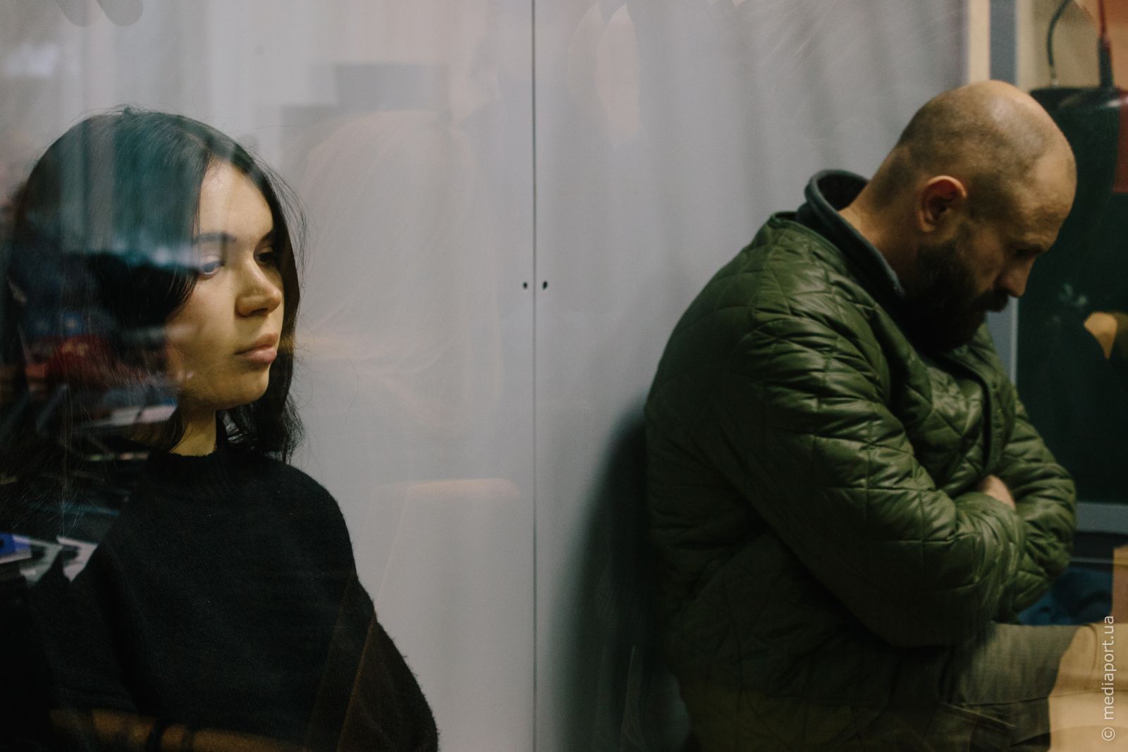 Олена Зайцева та Геннадій Дронов у Київському райсуді, січень 2019 року. Фото: Павло Пахоменко