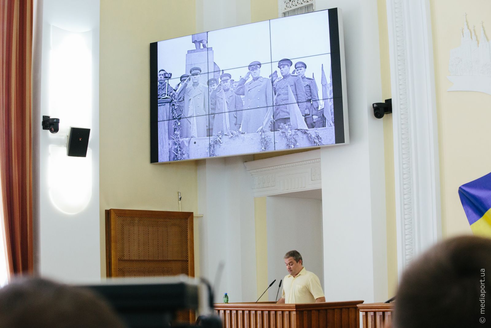 Сесія міської ради 19 червня, коли розглядали питання повернення пр. Григоренка попередної назви. Фото Павла Пахоменка