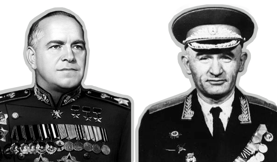 Георгій Жуков, Петро Григоренко. Колаж mediaport.ua (фото з відкритих джерел)