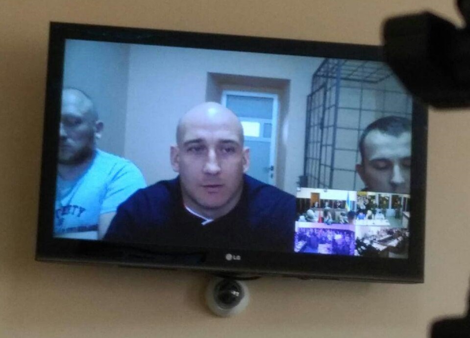 Обвинувачені спілкувалися із судом в режимі відеоконференції. Джерело фото: t.me/svitanokkh