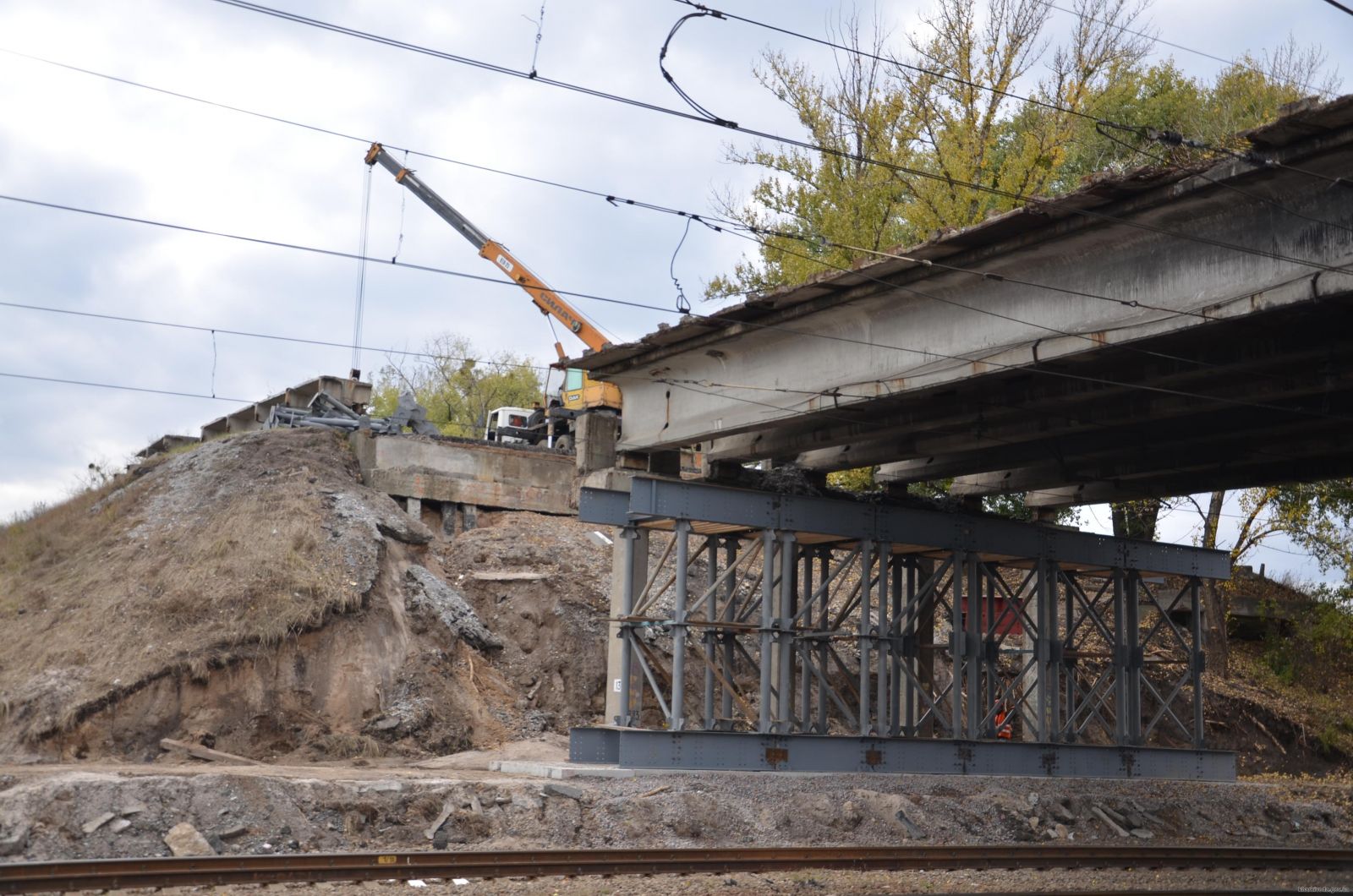 Ремонт моста у 2019 році. Фото: kharkivoda.gov.ua