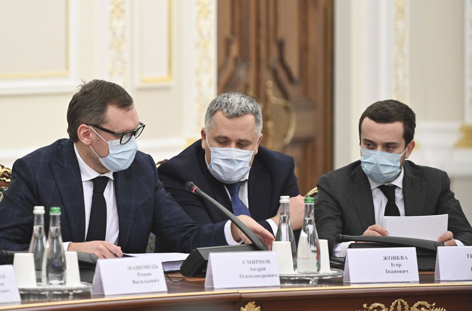 Андрій Смирнов — ліворуч. Фото: president.gov.ua