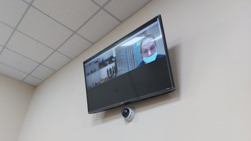Апеляцію Ольги Кравченко розглядали в режимі відеоконференції. Фото: suspilne.media