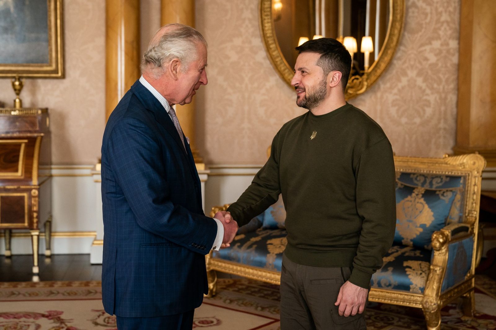 Чарльз ІІІ і Володимир Зеленський. Фото: president.gov.ua
