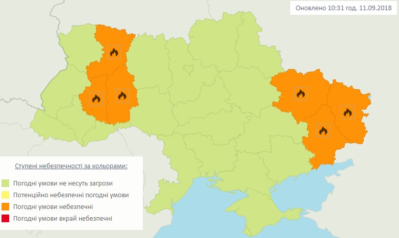 Инфографика: meteo.gov.ua
