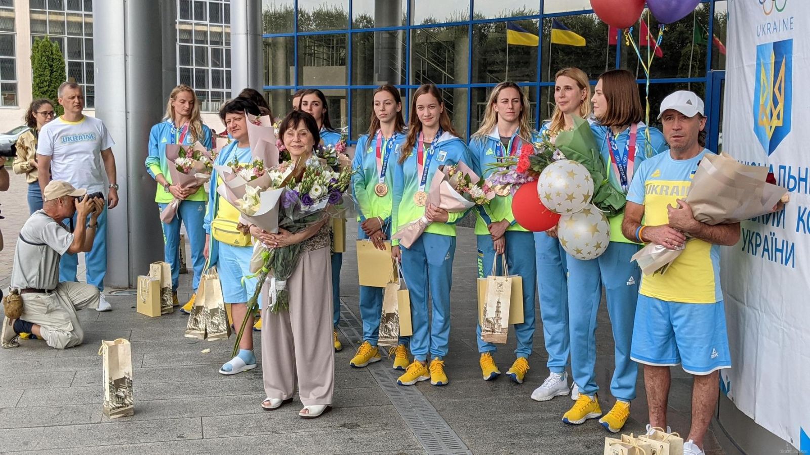 Збірна України із синхронного плавання. Фото: kharkivoda.gov.ua