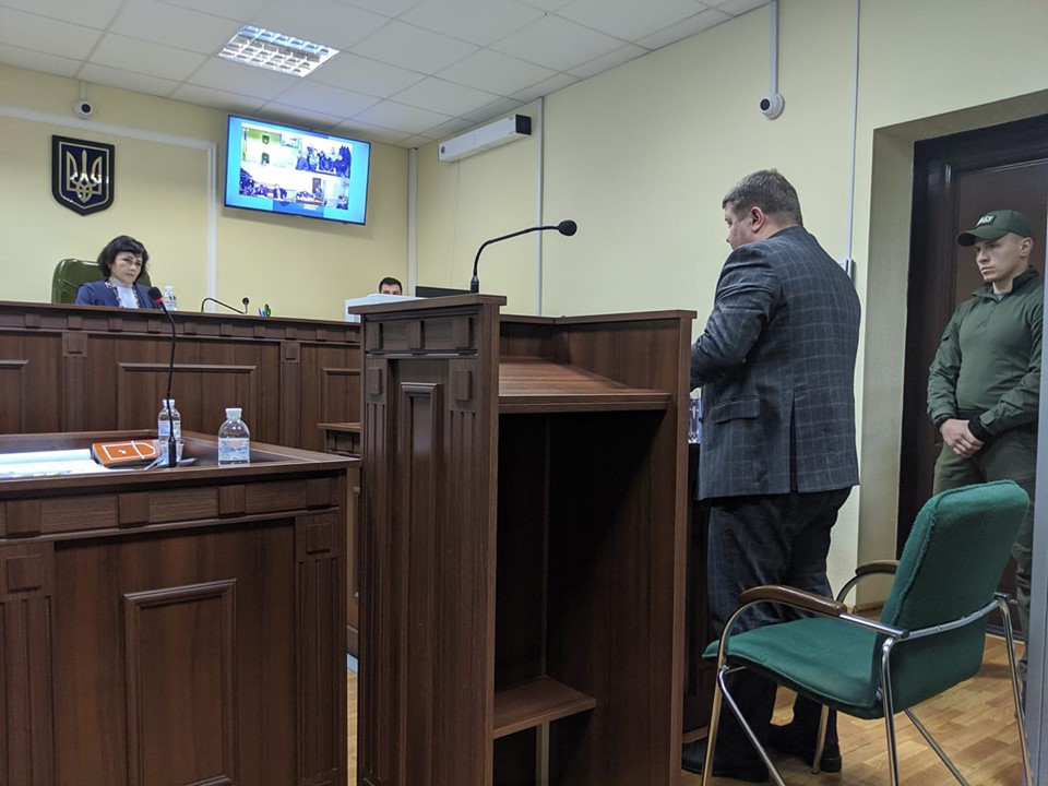 Віктор Сиса у Вищому антикорупційному суді 2 листопада. Фото: facebook.com/olejmaa
