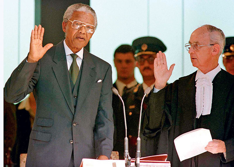 Инаугурация первого чернокожего президента ЮАР. 1994 год