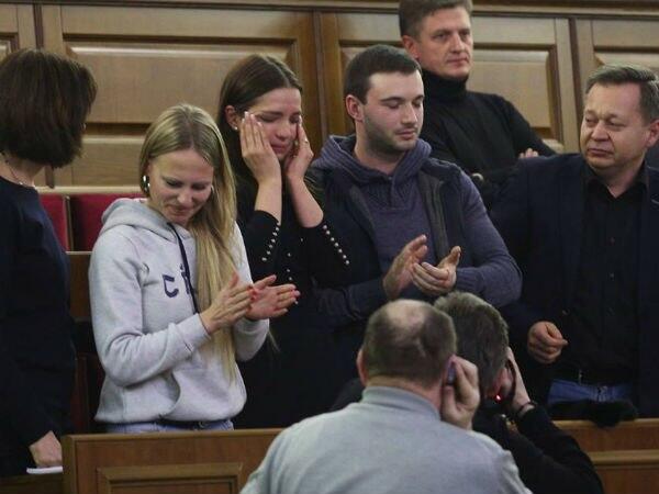 Евгения Тимошенко сразу после принятия решения ВР