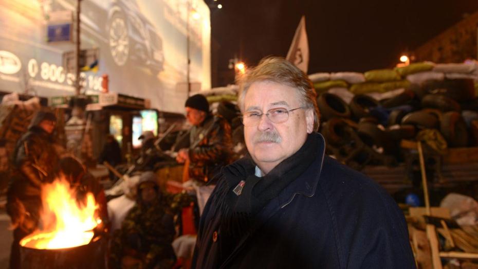 Элмар Брок в Киеве. Январь 2014 года