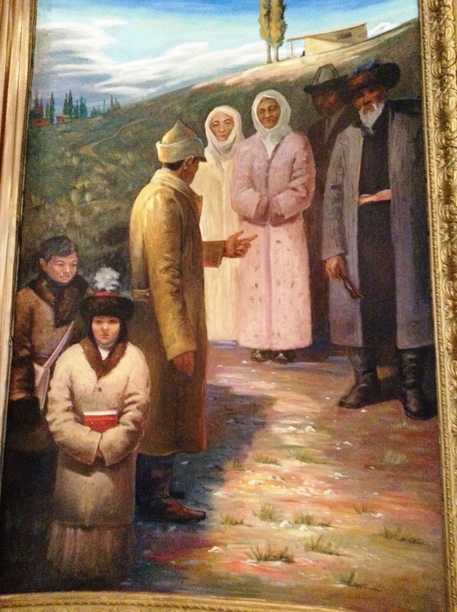 Картина к повести "Первый учитель"