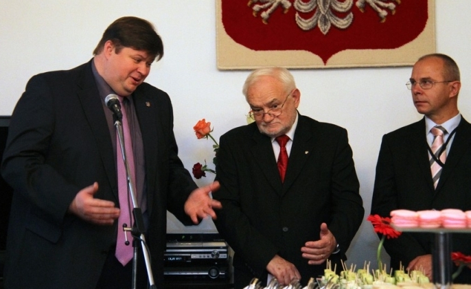 Игорь Балута, Ян Гранат и Станислав Лукашек. Фото: ХОГА