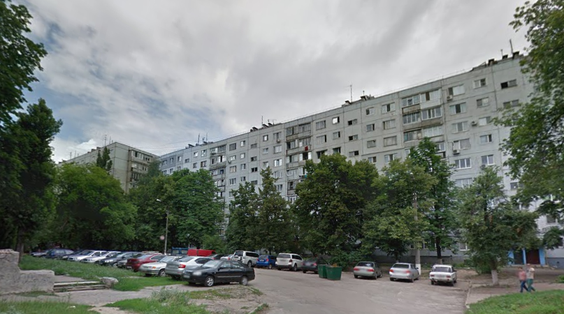 Девятиэтажка на ул. Чугуевской. Панорамы Google 