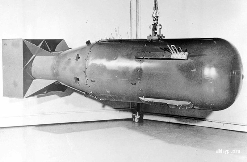 Бомба «Малыш», которую американцы сбросили на Хиросиму