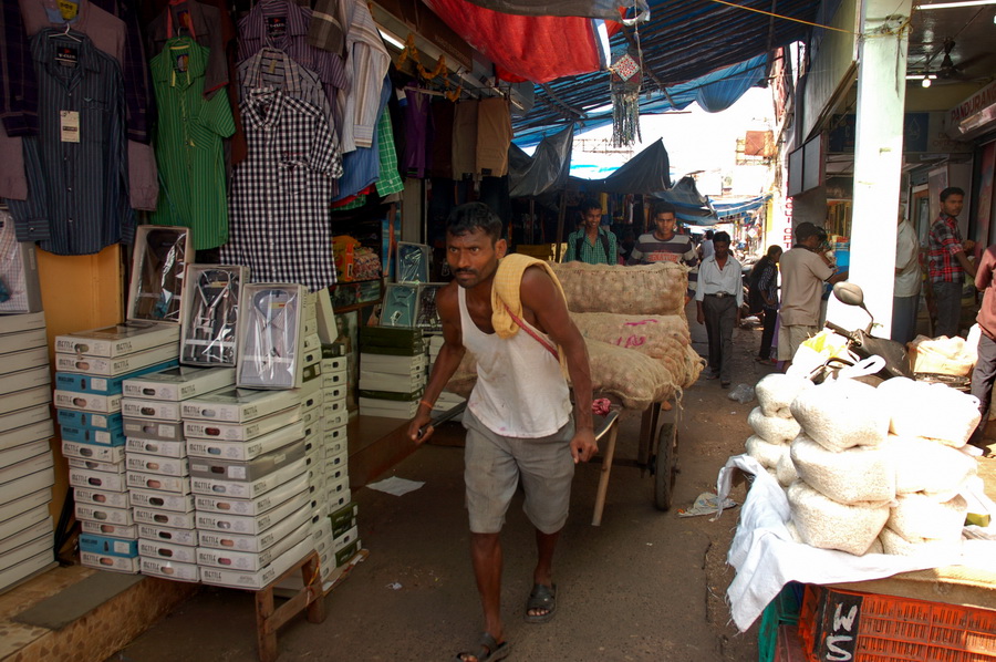 Рынок в городе Мапуса