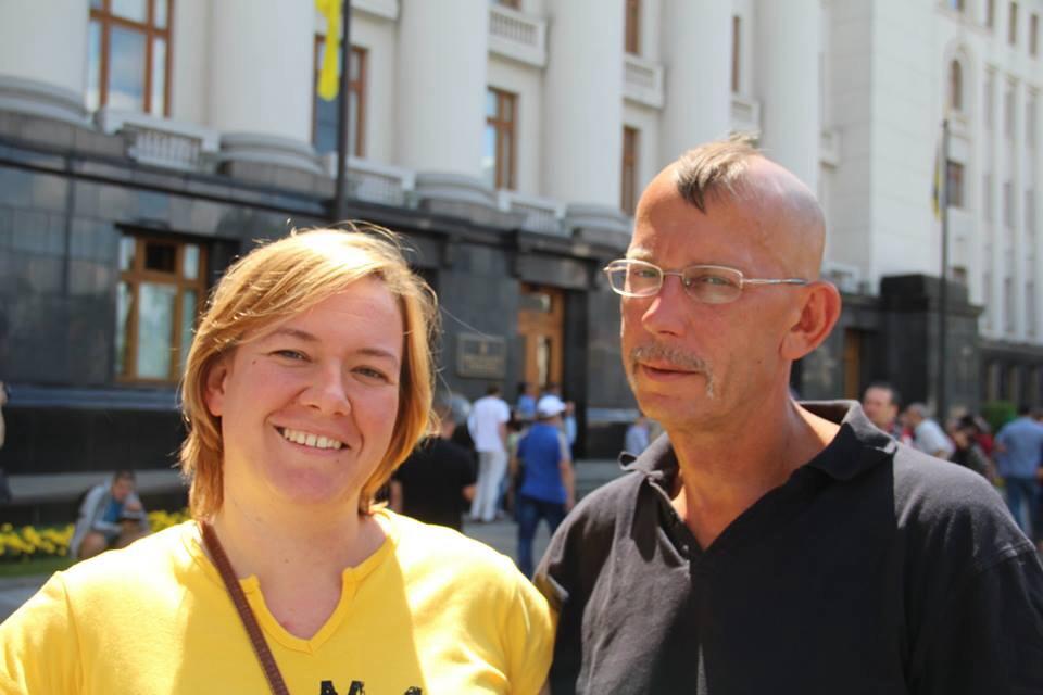 Михайлина Скорик с супругом. Фото: Facebook