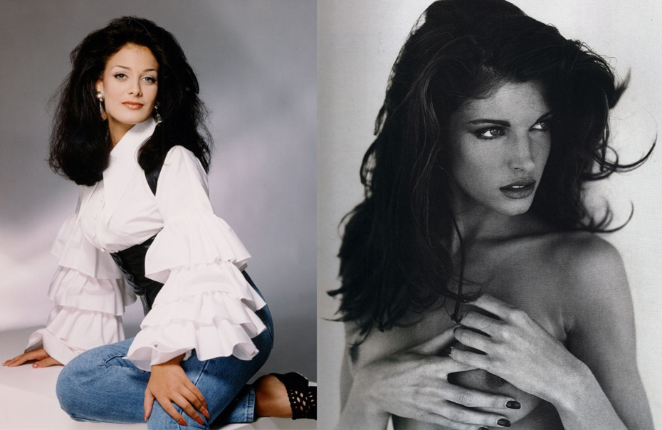 Слева: «Мисс Вселенная 1993» — Даяанара Торрес. Справа: супермодель, модель журнала Playboy Стефани Сеймур