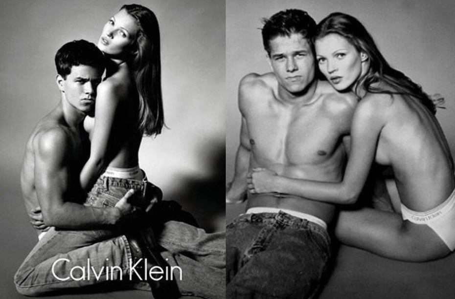 Скандальный плакат с рекламой джинсов «Calvin Klein». Именно с него, а точнее с неё — Кейт Мосс, началась эра моделей «героинового шика»