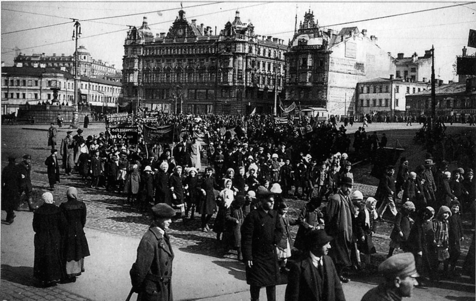 Москва, Лубянская площадь. 1919 год