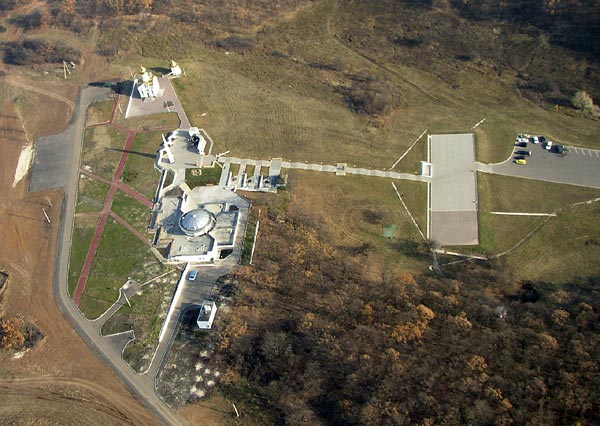 Мемориал «Высота Конева». Вид сверху
