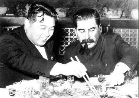 Ким Ир Сен и Сталин