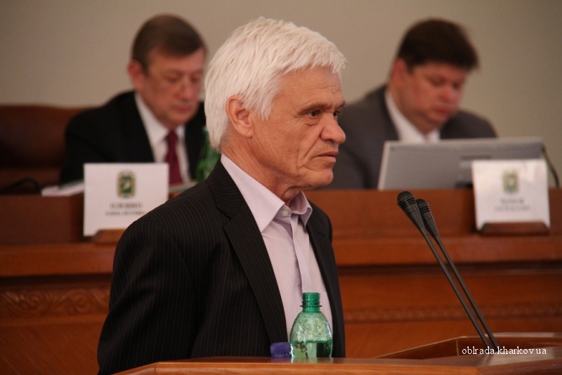 Юрий Апухтин на сессии Харьковского облсовета. 24 апреля 2014 года