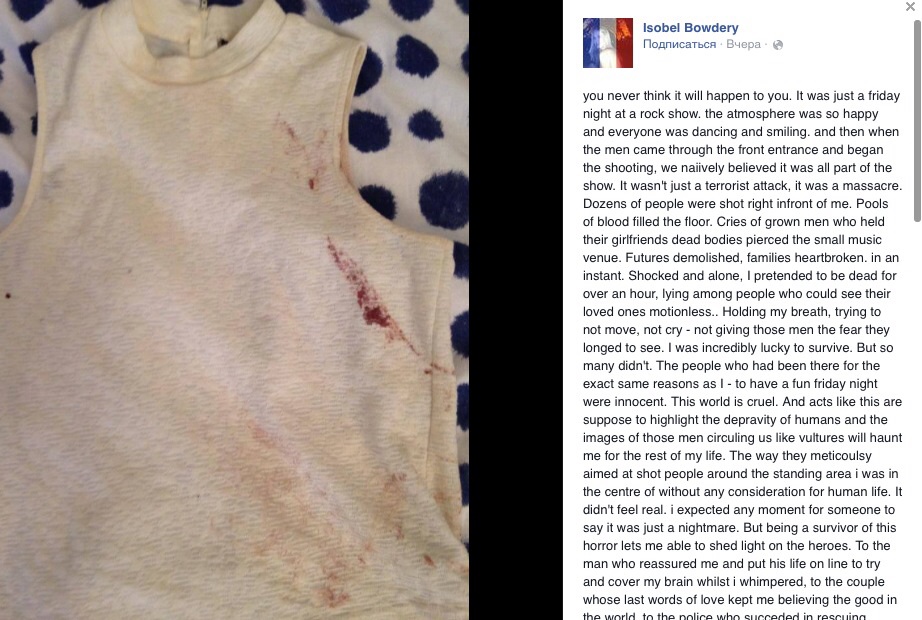 Isobel Bowdery, Facebook