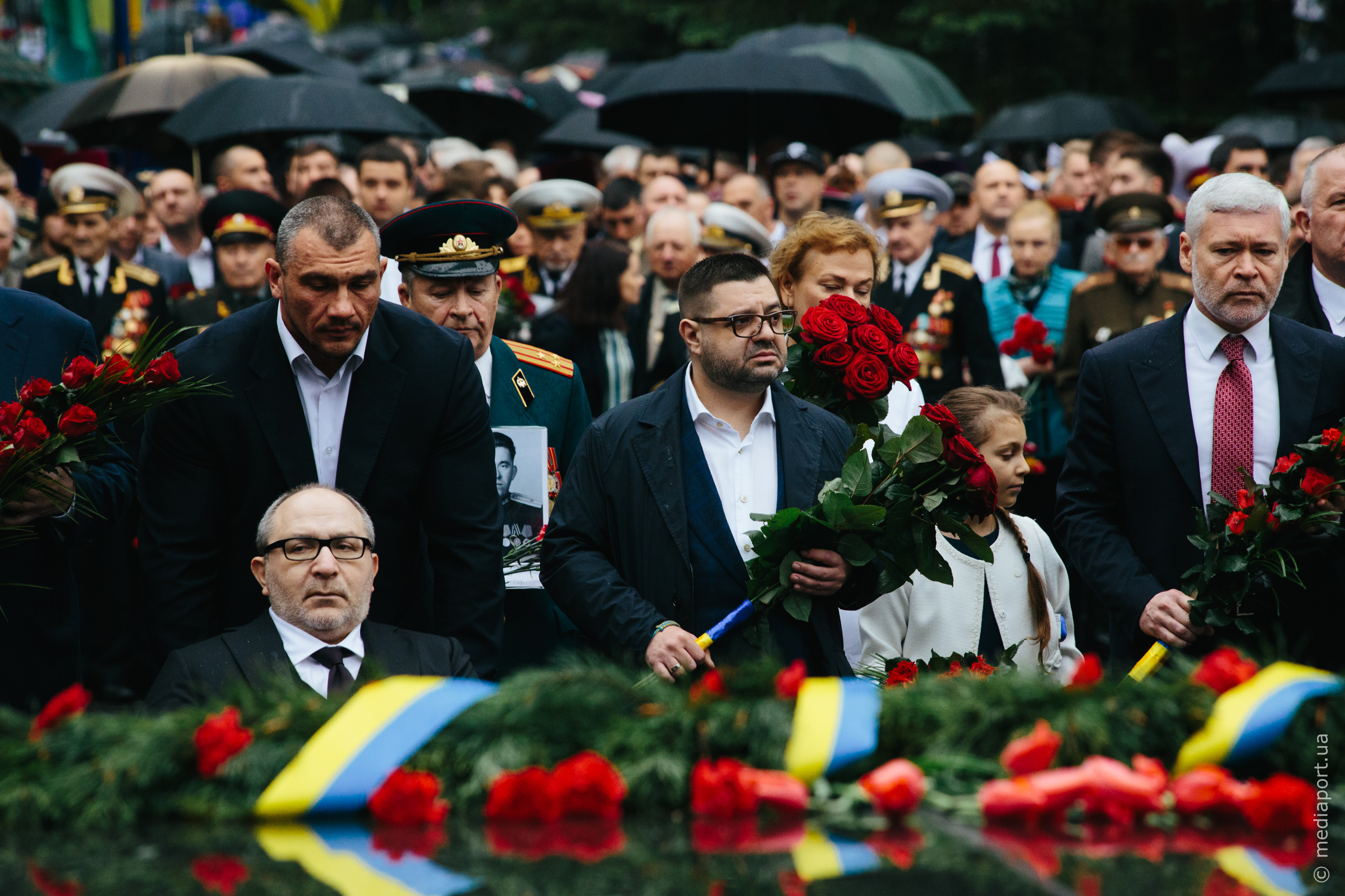 Геннадій Кернес 9 травня 2019 року на Меморіалі Слави
